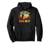 AIN’t Got No Gas in It Funny Lawn Mower Yard Humor Retro Sudadera con Capucha