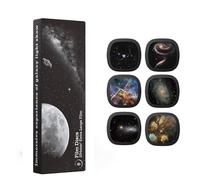 Ainael Galaxy Disco para proyector - Diapositiva Ultra HD Compatible con el proyector Ainael Galaxy y Modelos SKE-TKQ01 & BL-DQY02 (Pro Version) - Set de 6 Discos (Nebula C)