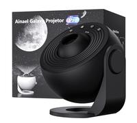 Ainael Proyector Galaxia, Proyector Estrellas Planetario Doméstico Techo Espacial Luz Nocturna con 3 Diapositivas de Vidrio HD, Galaxy Projector Pro para Niños Aultos