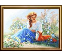 Aine Kit de punto de cruz A1004 Madre Naturaleza Prado