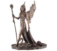 Aine, Reina de las hadas celta, bronce y coloreado por Veronese