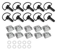 ainih 19mm Universal Quick Release D-ring Turn Clip Race Fairing Fastener Compatible with S&uzuki Compatible with D&ucati