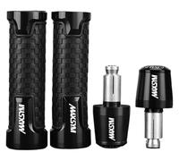 ainih 7/8inch 22mm Motorcycle Handlebar Grips Ends Handle Bar Cap Grip End Plugs Compatible with SYM Maxsym 400 400i 600 600i MAX 2023