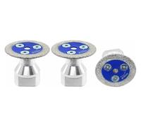 ainih Disco de amolar for hormigón, baldosas de cerámica, mini disco de amolar con brida M14 58 extraíble, 3 hojas de sierra de grabado soldadas al vacío con diamante