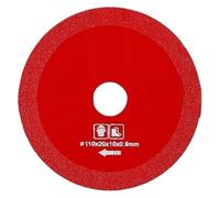 ainih Hoja de sierra diamante ultrafina 100/110 mm for mármol, baldosas cerámica, vidrio, disco corte, herramienta eléctrica y pulido h.z