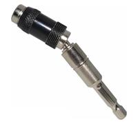 ainih Punta de taladro magnética de 1 pieza, portabrocas resistente a impactos de 1/4" con extensor flexible pivotante de 20°, bloqueo de cambio rápido y rotación.