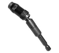 ainih Punta de taladro magnética de 1 pieza, portabrocas resistente a impactos de 1/4" con extensor flexible pivotante de 20°, bloqueo de cambio rápido y rotación.