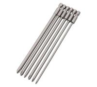ainih Puntas de destornillador Phillips de acero de aleación S2 con punta magnética PH0 PH1 PH2 (12/15 unidades, 50 mm, 75 mm, 100 mm y 150 mm)