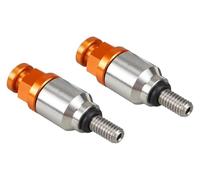 ainih Tornillo de válvulas de Purga de Aire de Horquilla M4x0.7 Compatible con EXC EXCF SX SXF XC XCF XCW XCFW MXC SMR 85 125 150 250 300 350 450 500 525 530 690(Orange)