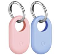 Ainiv 2 Piezas Funda Protectora para Samsung Galaxy Smarttag 2, Silicona Llavero de Funda Protectora para Smart Tag 2, Accesorios Anticaídas y Antiarañazos para Smarttag2 para Llaves Collar Mascotas