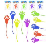 Ainiv 20 Piezas Manos Pegajosas Adhesivas, Juguetes Regalo de Fiestas de Cumpleaños Infantiles Niños Niñas y Recompensas de Aula