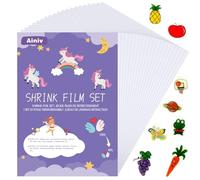 Ainiv 20PCS Papel Magico Plastico Termocontraíble Retráctil