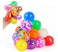 Ainiv 24PCS Pelota Antiestres, Antiestrés Bolas para Adultos Mano, Bola Antiestres Pelotas Sensoriales, Squishy Stress Ball Fidget Toys para Adultos con TDAH, TOC, Ansiedad y Autismo