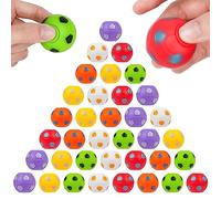 Ainiv 36 Piezas Juguete Puntas Dedos Fútbol Spinner, Fidget Juguetes, Juguetes Fútbol para Los Dedos Alivio del Estrés Regalos Fiesta Favores de Fiesta para Mayores de 14 Años