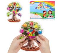 Ainiv Árbol Juguetes Sensoriales, Juguetes Antiestrés para Clasificar Colores para Niños Autism, Juguetes Táctiles Regalos para Niños con Autism, Juegos de Habilidades Matemáticas Montessori