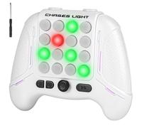 Ainiv Blanco Push Popit Electronico Consola, Quick Push Game Fidget Toys para Niños y Adultos, Popit Electrónico Push It Fidget Toy, Time Pop Juguetes Sensoriales para Niños de 6, 7, 8 y 9 Años