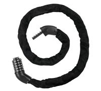 Ainiv Candado Bicicleta, de Alta Seguridad, Con Cadena Antirrobo de Combinación 5 Dígitos Código, Candado Bicicleta Antirrobo, Motos, Scooters, Vallas y Portones, 80cm, Color Negro