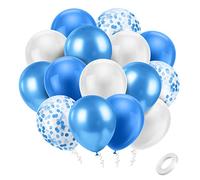 Ainiv Globos para Fiestas, 15 Piezas Decoraciones para Fiestas con Cinta, 12" Globos de Látex para Bodas, Fiestas de Cumpleaños, Fiestas de Graduación, Regalos de Vacaciones, Navidad