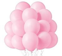 Ainiv Globos Rosados, 60 Piezas 12 Pulgadas Globos de Látex, Globos Rosas para Arco de Guirnalda, Globos Rosa Decoraciones de Cumpleaños, Globos de Fiesta para Niños, Baby Shower, Aniversario