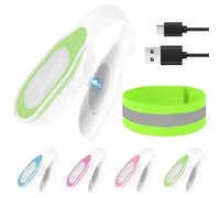 Ainiv Luz de Correr Running, 3 Modos Night Light Clip on Torch, Recargable Silicona Luz con Clip Magnético Fuerte para Enfermeras, Turnos Nocturnos, Carreras Nocturnas, Paseos con Perros