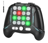 Ainiv Negro Push Popit Electronico Consola, Quick Push Game Fidget Toys para Niños y Adultos, Popit Electrónico Push It Fidget Toy, Time Pop Juguetes Sensoriales para Niños de 6, 7, 8 y 9 Años