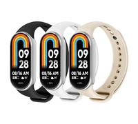 Ainiv Pack de 3 Correas de Silicona Compatibles con Xiaomi Band 8/9/10