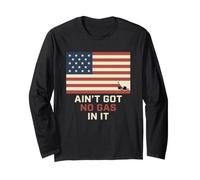 Aint Got No Gas In It Camiseta Jardinero Cortacésped Manga Larga