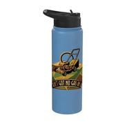 Ain't Got No Got In It Cortadora de césped Cortacésped Papá Patio Trabajo Humor Stainless Steel Insulated Water Bottle