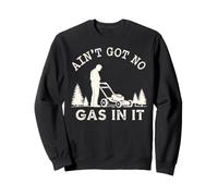 Ain't Got No Got In It Retro Push Mower Landscaping Sudadera
