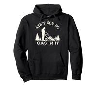 Ain't Got No Got In It Retro Push Mower Landscaping Sudadera con Capucha