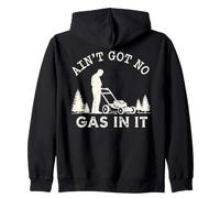 Ain't Got No Got In It Retro Push Mower Landscaping Sudadera con Capucha