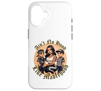 Ain't No Hood Like Madrehood Brown Pride Mama Chingona Carcasa para iPhone 16