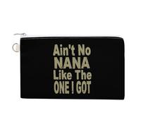 Ain't No Nana Like I Got - Monedero de lona portátil para hombres y mujeres, Estilo:, Talla única, Bolsa para monedas