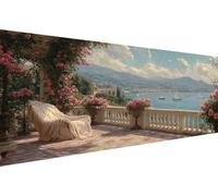 Aintura de Diamantes Flor Pintura de Diamantes Adultos Playa Diamond art DIY Completa Manualidades Bordado,Para Principiantes Niño Para Decoración Pared Del Hogar Femenino Regalo Mujer 80x160cm YZ-591