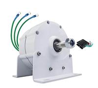 AiODiO Alternador de imán Permanente de Bajas revoluciones, generador de Motor eléctrico de energía Libre sin Engranajes de 12000 W, 12 V, 24 V y 48 V (con Base). 48V