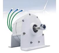 AiODiO Generador de imán Permanente trifásico sin Engranajes, 12000 W, 12 V, 24 V, 48 V, alternador de CA, generador de turbina eólica hidráulica, para turbina eólica hidráulica. 12V