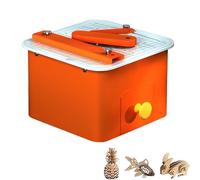 AiODiO Herramienta cortadora de cartón para niños, máquina cortadora de cartón eléctrica, Kit de Herramientas Seguro para la construcción de cartón DIY para proyectos, ingeniería Creativa