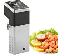 AiODiO Olla de cocción al vacío de precisión, Profesional, con Pantalla LCD táctil, precisión de ±0,1 °C, Rango de 0 a 99 °C, Acero Inoxidable para Cocina doméstica.