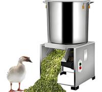 AiODiO Picadora de Verduras Comercial de 3500 RPM, pequeña trituradora doméstica con 4 Cuchillas, Rendimiento de 50 a 200 kg/h para Granjas y pastos. 220V-1200W