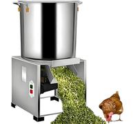 AiODiO Picadora de Verduras Comercial, pequeña trituradora doméstica, con 4 Cuchillas, Velocidad de rotación de 3500 RPM, Salida de 50-200 kg/h, para una alimentación Animal eficiente. 110V-1800W