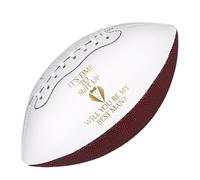 AIOMOB 1 pieza de regalo para padrinos de boda, recuerdo de fútbol con texto en inglés "Will You Be My Groomsman Keepsakes Football Lover Gifts for padrinos de boda