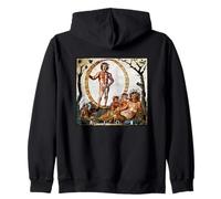 Aion Arte Mosaico Romano Dios helenístico del Tiempo y del zodíaco Sudadera con Capucha