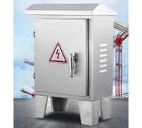 Aioneer 304 Stainless Steel Enclosure Box For Electronics, Outdoor Weatherproof Practical Junction Project Boxes with Lock For Christmas Lights/Irrigation/Solar Energy,-Hxwxd-40 x 30 x 20 cm