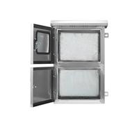 Aioneer 304 Stainless Steel Waterproof Electrical Enclosure, 2-Door Lockable Junction Box For Indoor/Outdoor Use, Wall-Mount, Durable and Weatherproof-21.6x15.7x6.3in/55x40x16cm