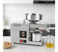 Aioneer Automatic Oil Press Machine 3-5 Kg/H, Stainless Steel Hot & Cold Extractor, Digital Temp Control, High Yield For Olive, Sunflower, Walnut, Sesame