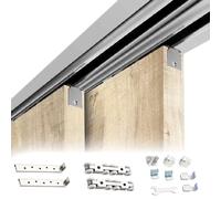 Aioneer Brazo De Escritorio para Dos Monitores: Soporte De Resorte De Gas De Movimiento Completo De 22" A 32" para LCD/TV, Soporta De 2 A 12 Kg, Soporte De Abrazadera De Brazo Do-Silver-120in/304.8cm