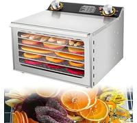Aioneer Commercial Food Dehydrator, 400W Freeze Dryer with 6/8 Layers, 0-12H Timer, 86°F-194°F Temp Control, 360° Fan Blade for Fruits, Vegetables, Meat & Seafood