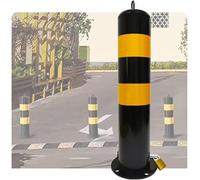 Aioneer Construction Cone Traffic Delineator Post Reflective Channelizer Post,Removable Safety Parking Barrier Post Steel Pipe Warning Column, Driveway Parking Traffic Delineator-1 Pack-55cm/21.6in