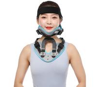 Aioneer Corrector De Postura Cervical Y Espinal, Dispositivo De Tracción Cervicotorácica, Halo Ajustable para Cabeza, Cuello, Pecho Y Tórax para Aliviar El Dolor Y La Presión En -A1