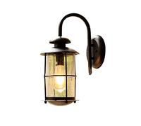 Aioneer Cylindrical Lantern Outdoor Waterproof Clear Glass Exterior Waterproof Wall Light Sconces Patio For House Patio Garden Post Outside Wall Lamp Stylish To Pursue Happiness
